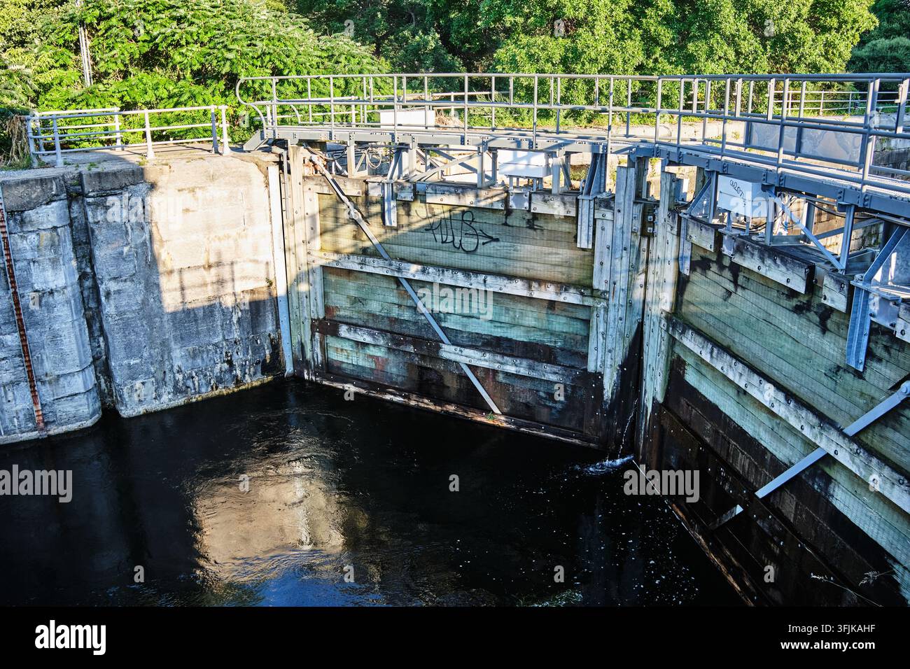 Chiavica del canale di Lachine Foto Stock