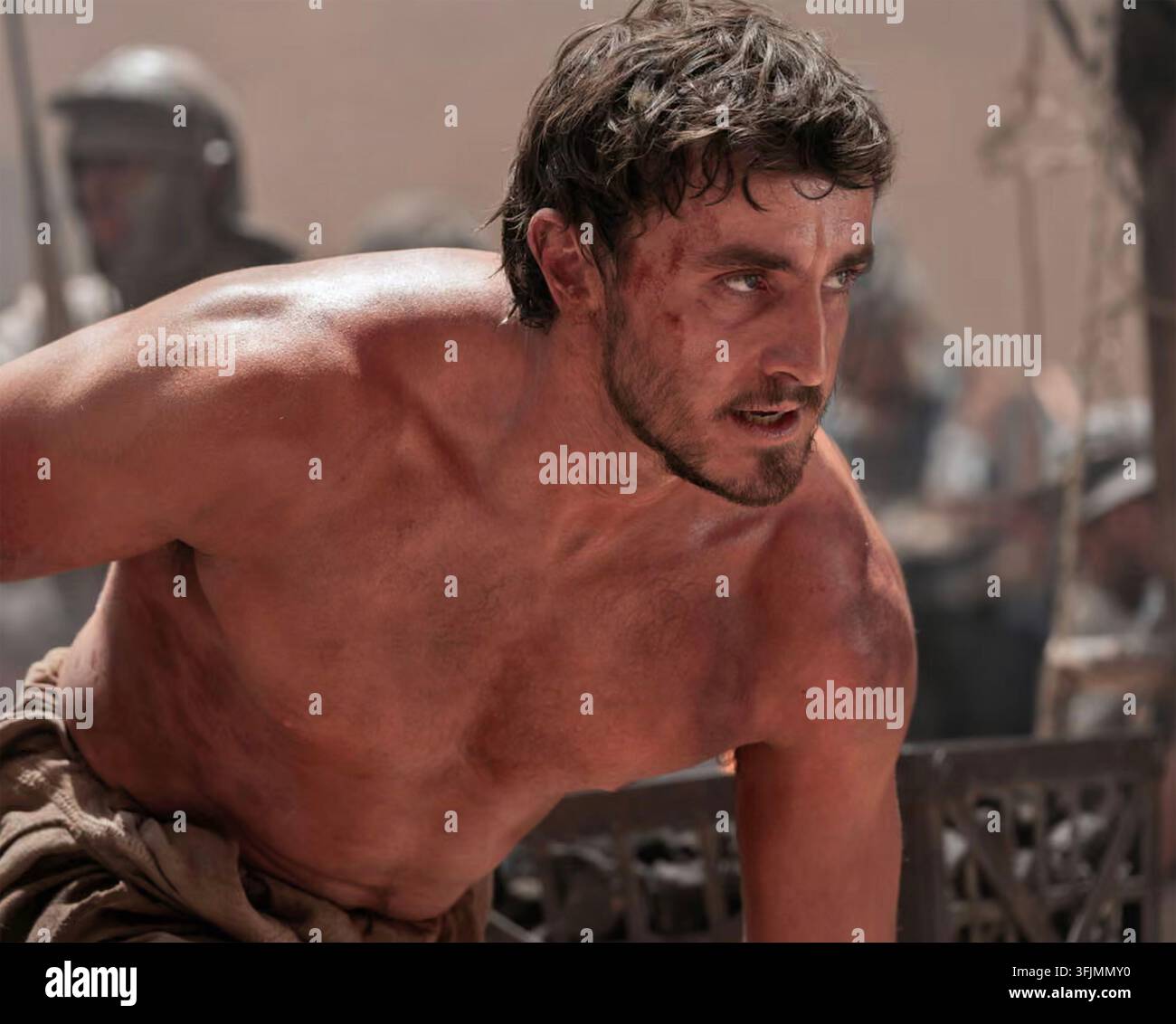 GLADIATOR II  2024 Film Paramount Pictures con Paul Mescal nei panni di Lucius Verus Aurelius Foto Stock