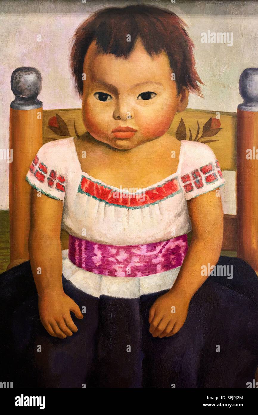 Modesta, 1937, Diego Rivera (Guanajuato, 1886 - Città del Messico, 1957), Messico moderno, Collezione Gelman Foto Stock