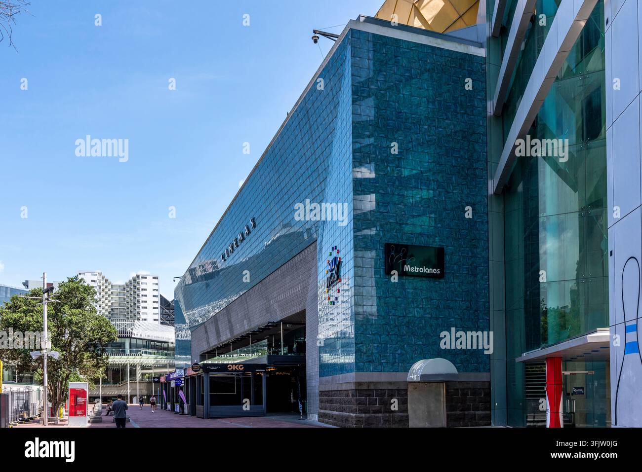Un cinema moderno (Event Cinemas) su Queen Street, Auckland, Nuova Zelanda. Foto Stock
