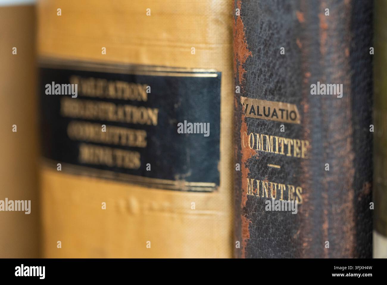 I verbali del Comitato di Valutazione sono conservati per ricerca presso la Biblioteca di Riferimento di Battersea, classificata di Grado II, su Altenburg Gardens, Londra. Foto Stock