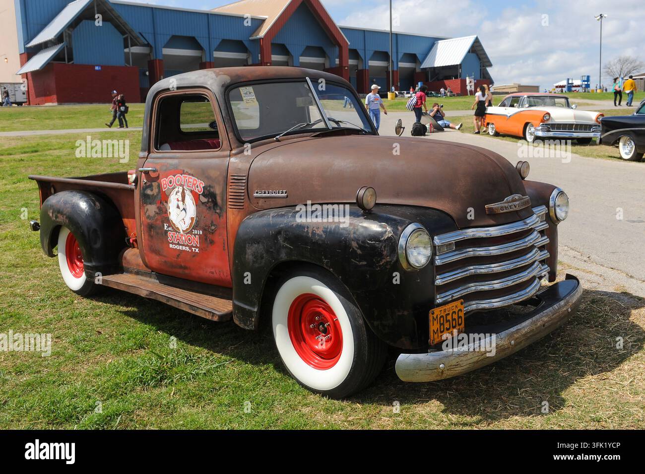 12° Raduno annuale Lonestar Rod & Kustom Round Up di auto personalizzate, Austin, Texas, 6 aprile 2013. (Foto di John Anderson/The Austin Chronicle) Foto Stock