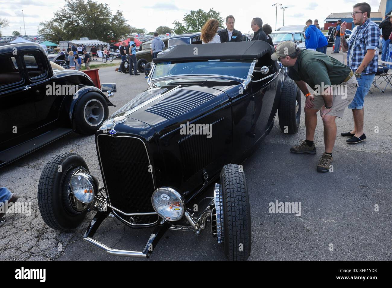 12° Raduno annuale Lonestar Rod & Kustom Round Up di auto personalizzate, Austin, Texas, 6 aprile 2013. (Foto di John Anderson/The Austin Chronicle) Foto Stock