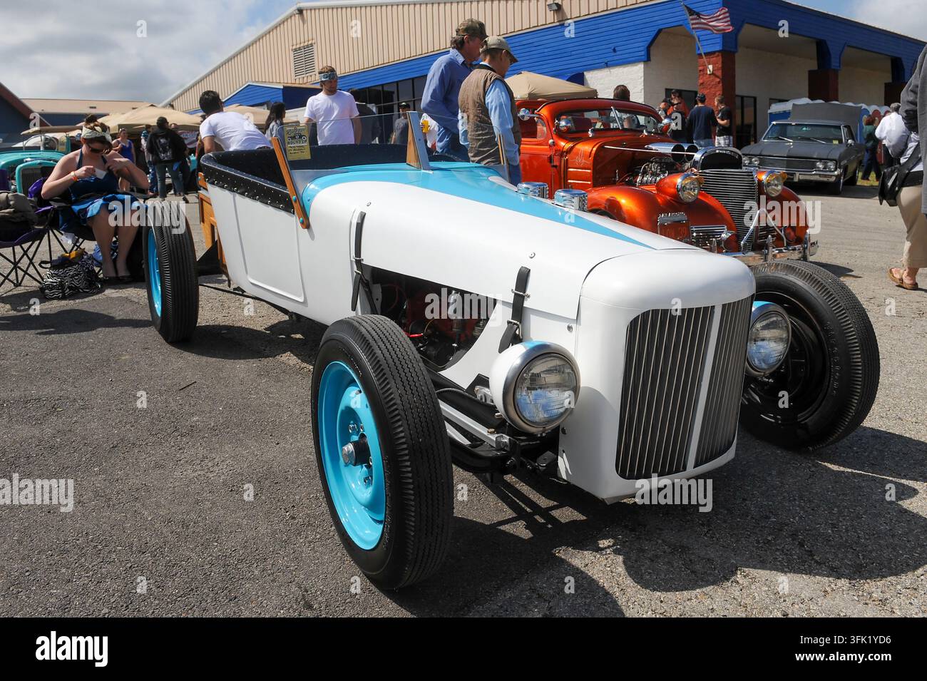 12° Raduno annuale Lonestar Rod & Kustom Round Up di auto personalizzate, Austin, Texas, 6 aprile 2013. (Foto di John Anderson/The Austin Chronicle) Foto Stock