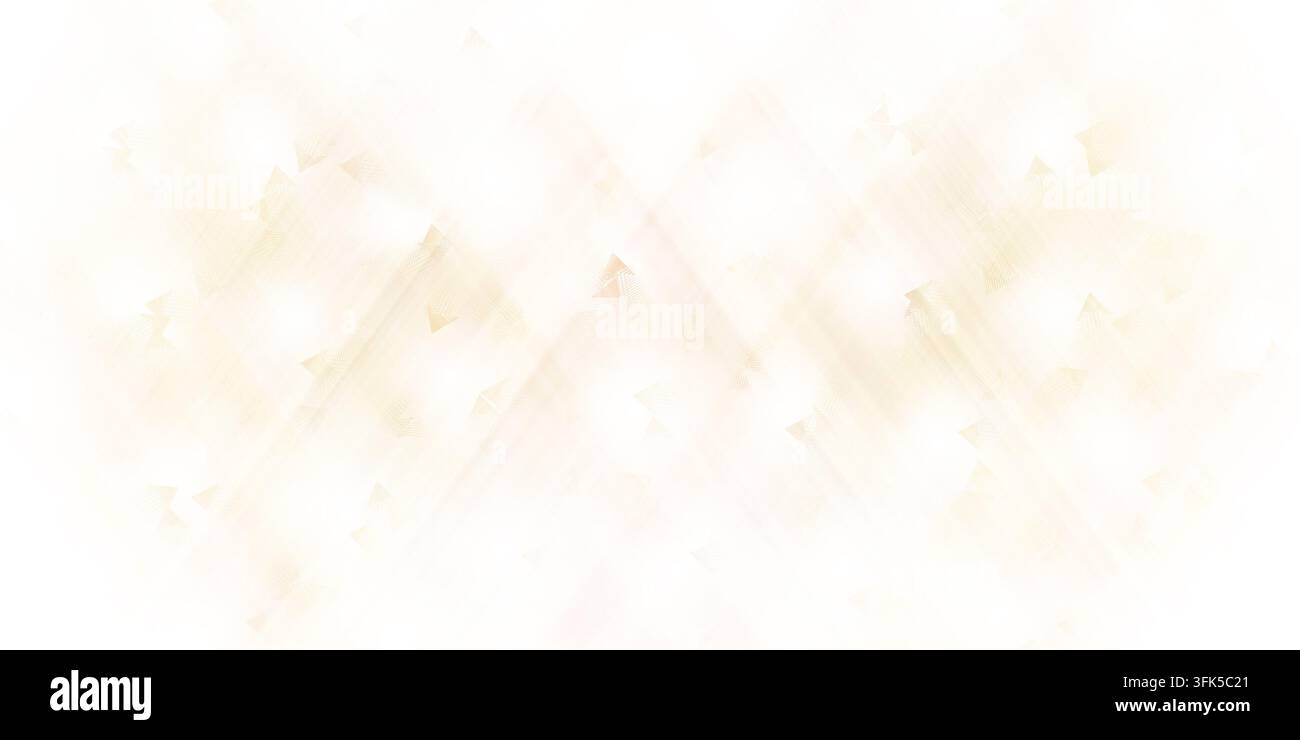 Sfondo astratto minimalista con morbide strisce diagonali dorate e accenti geometrici, perfetto per progetti di design eleganti. Foto Stock