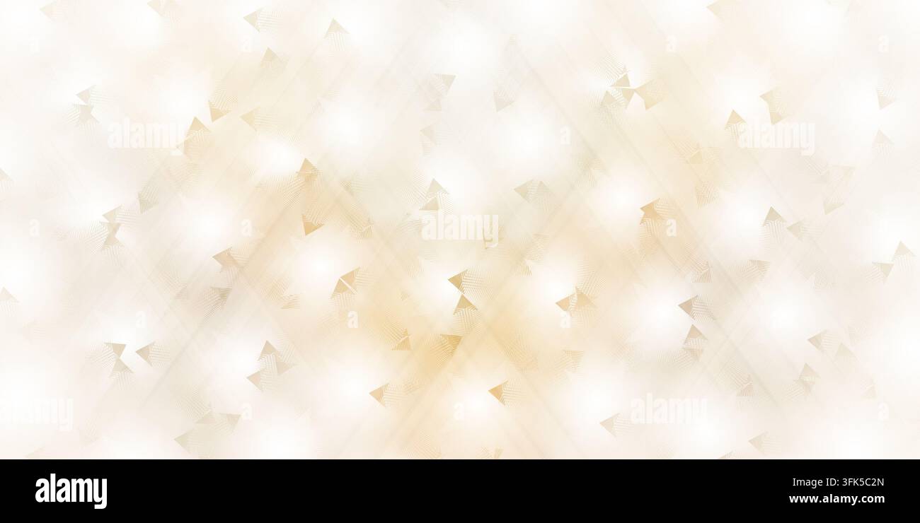 Uno sfondo astratto con un motivo geometrico dorato morbido con linee diagonali e lieve bagliore di luce, che crea una trama moderna ed elegante. Foto Stock