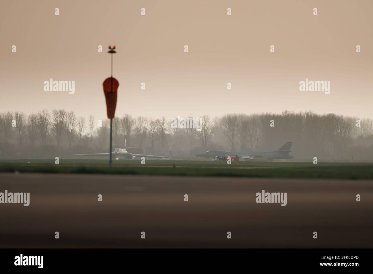 Sicurezza e terrorismo alla RAF Fairford Foto Stock
