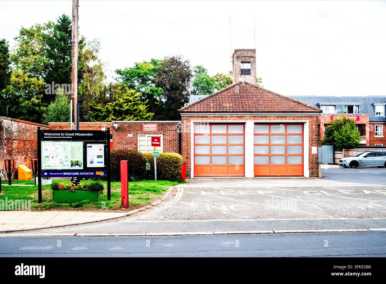 Caserma dei vigili del fuoco, Great Missenden, Buckinghamshire, Inghilterra Foto Stock