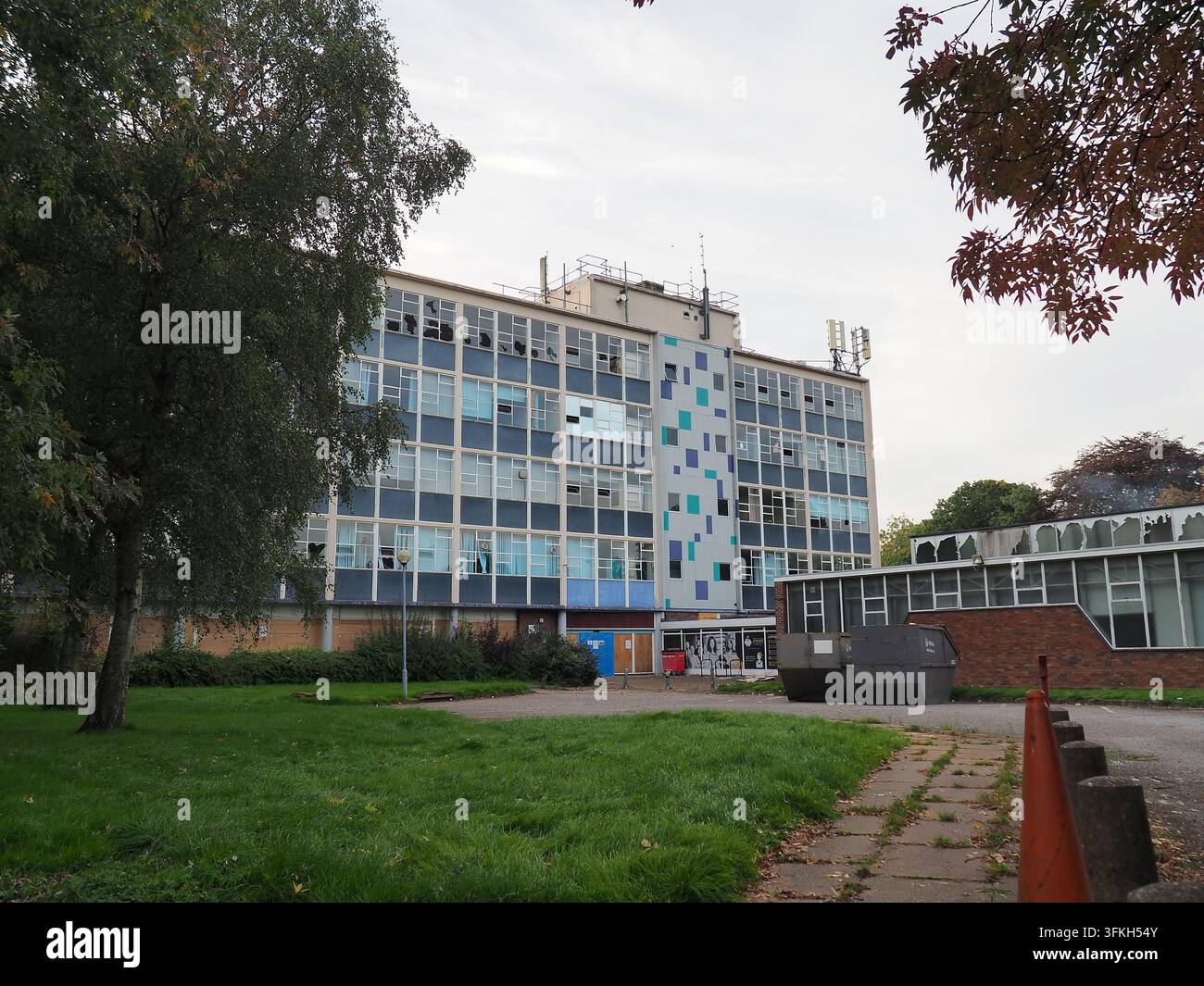 L'ex Wulfrun College, Paget Road, Wolverhampton. In attesa di demolizione - settembre 2026 Foto Stock