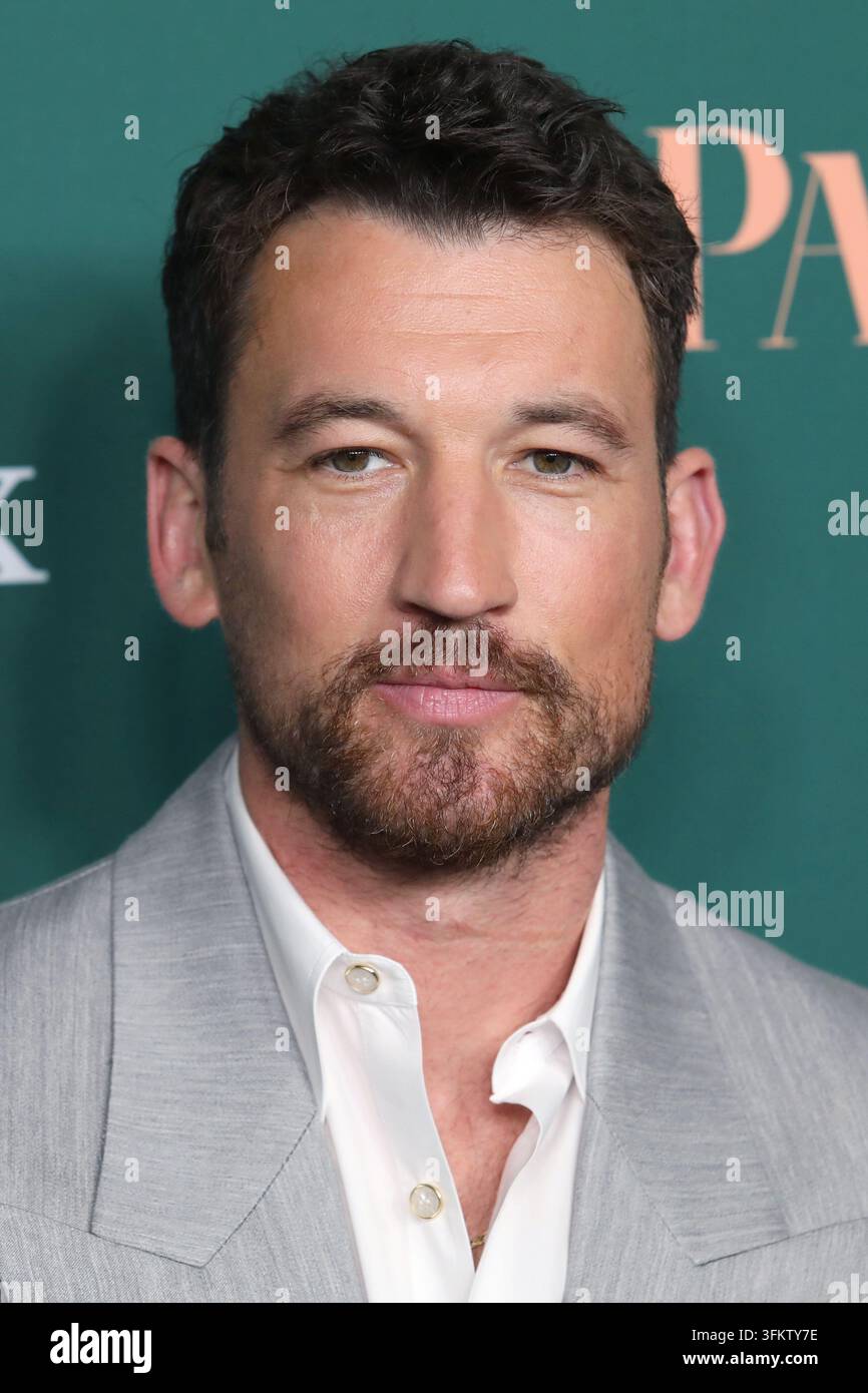 New York, New York, USA. 25 set 2026. Miles Teller partecipa alla prima di "Paper Tiger" al 64° Festival del Cinema di New York annuale al Lincoln Center di New York. Credit: Greg Allen/Alamy Live News. Foto Stock