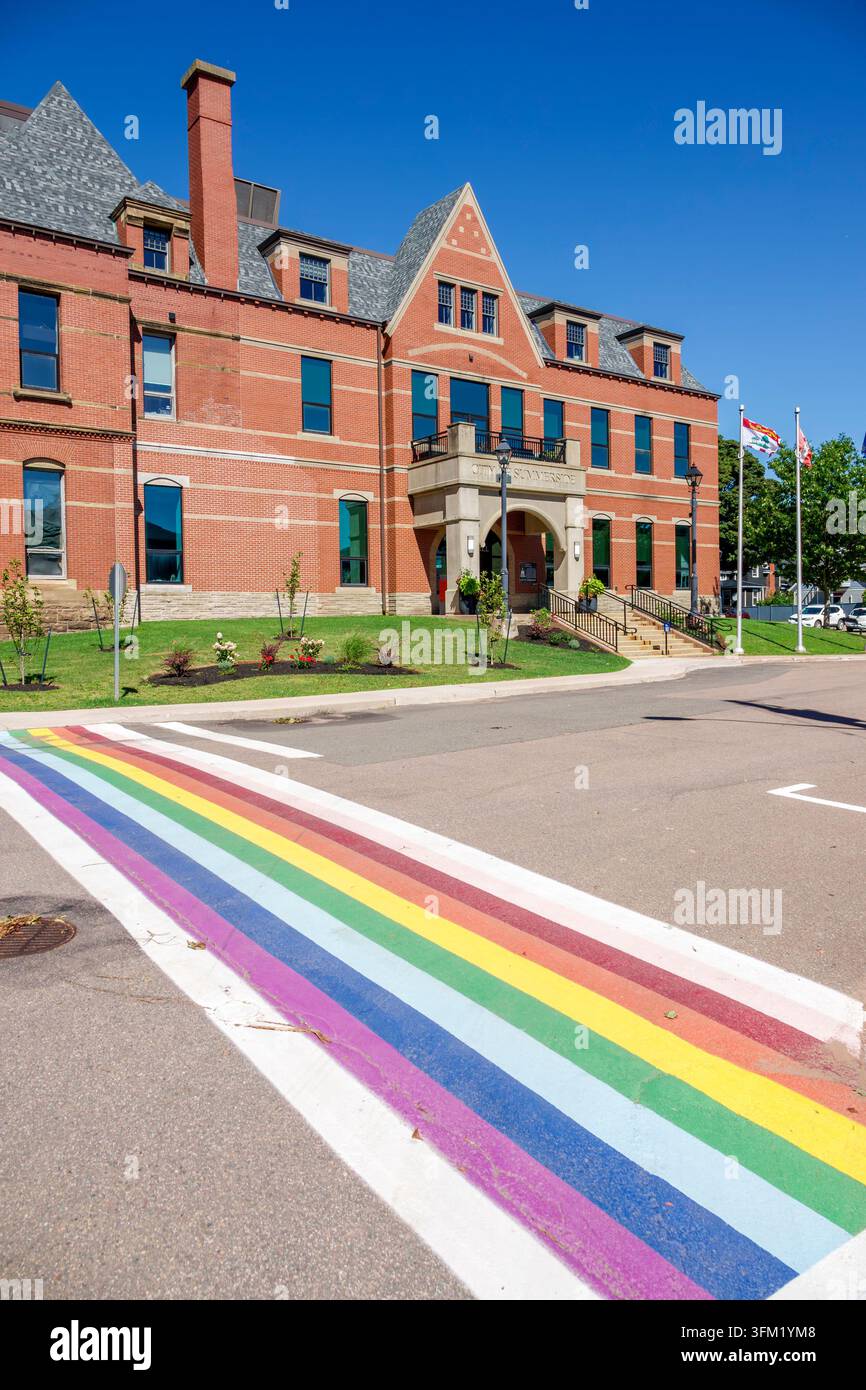 Charlottetown Isola del Principe Edward PEI Canada, Summerside, Municipio di Summerside, Città di Summerside, edificio municipale, ufficio governativo, architettura civile Foto Stock