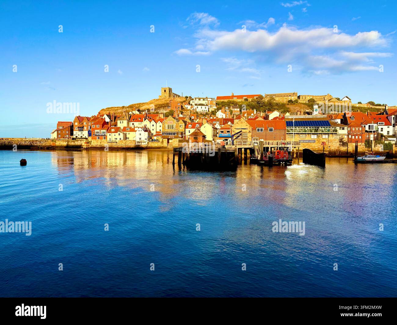 Il porto di Whitby, North Yorkshire, Inghilterra, Regno Unito Foto Stock