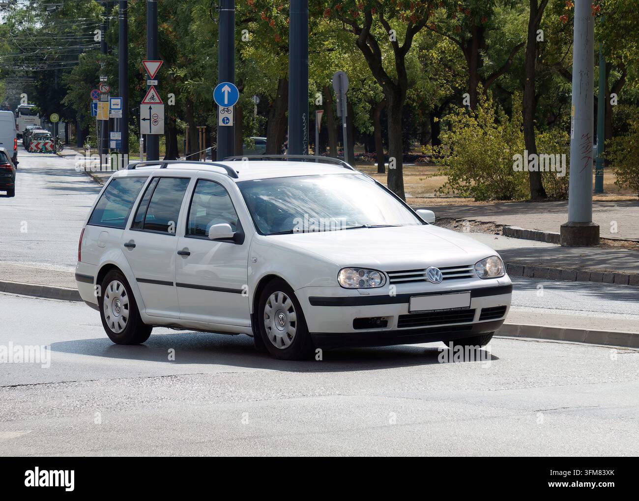 Auto Volkswagen Golf IV Variant, Ungheria, Magyarország, Europa Foto Stock