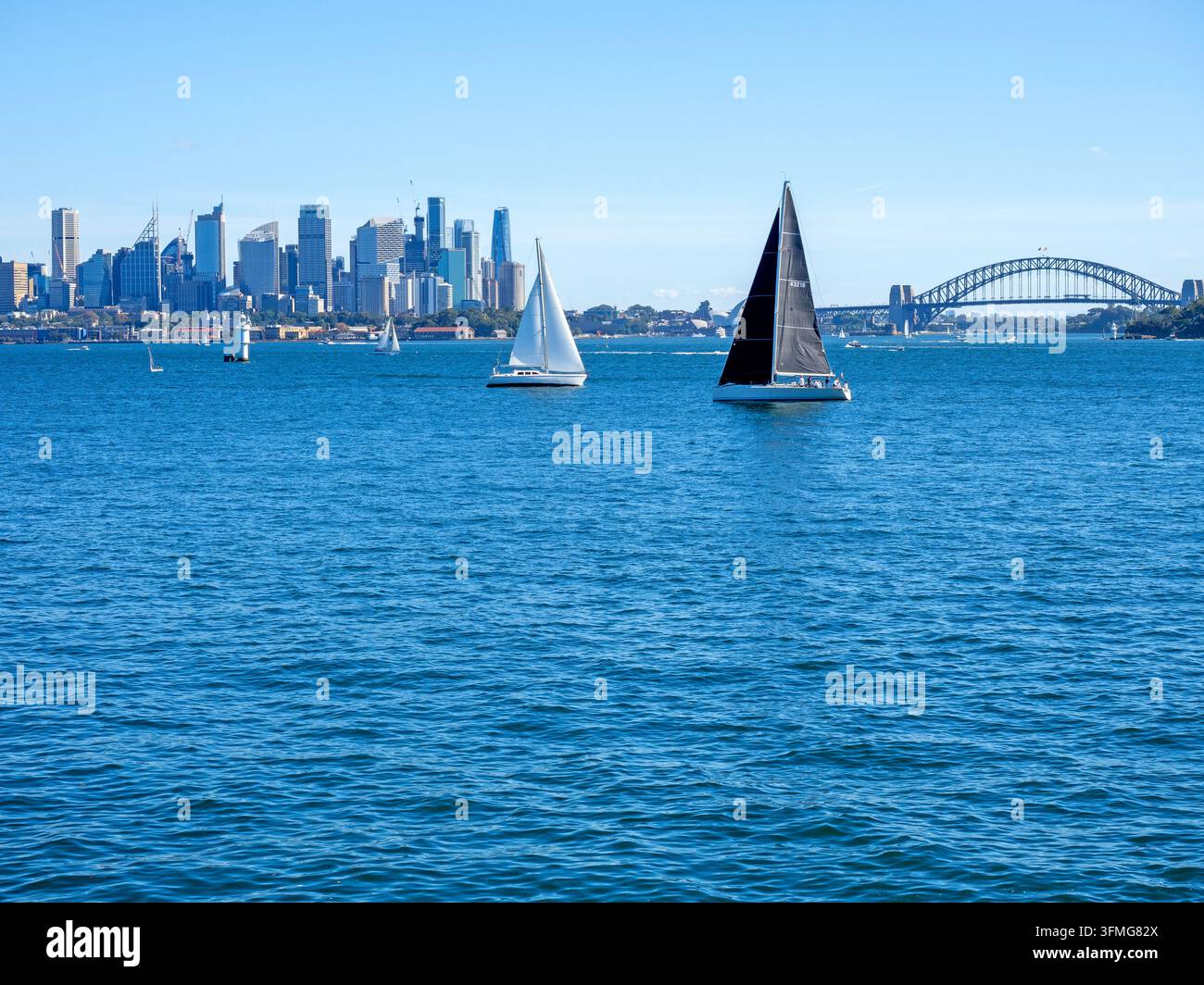 Vista sul Sydney Harbour dal Nielsen Park Foto Stock