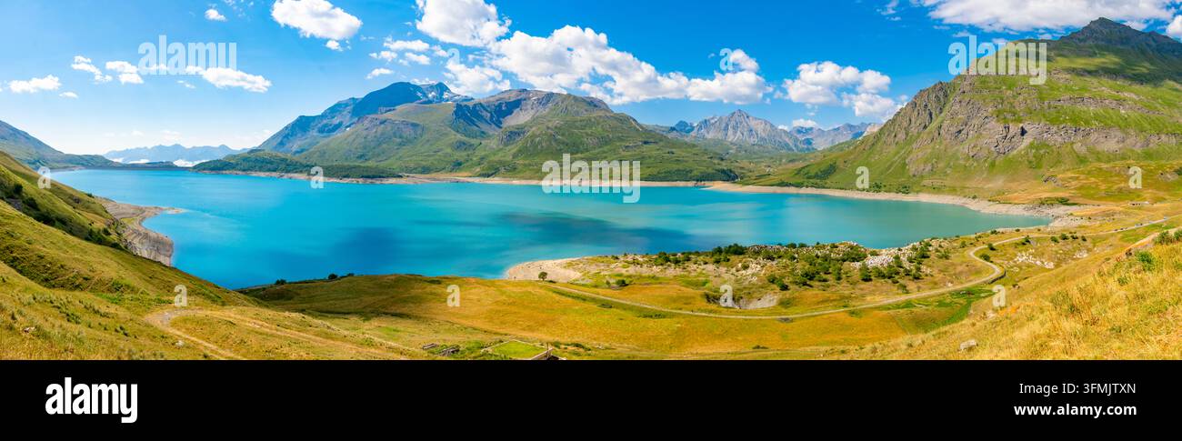 Francia, Savoia, Parco Regionale della Vanoise, Lago di Mont Cenis Foto Stock