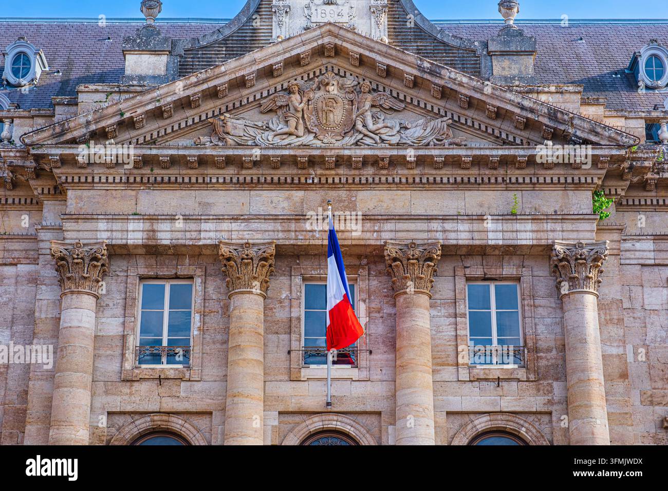 Francia, Haute-Marne, Langres, municipio del XVIII secolo Foto Stock