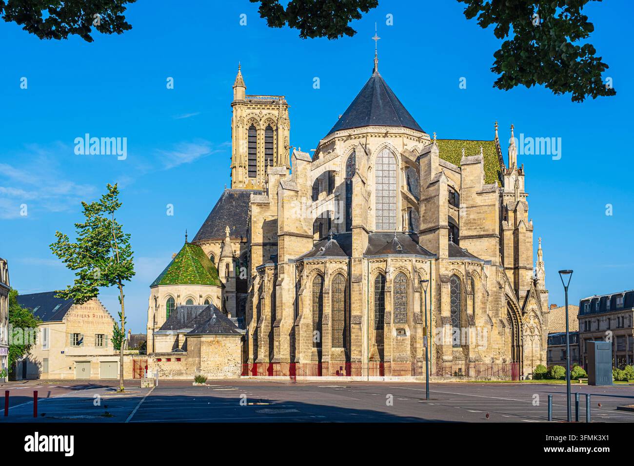 Francia, Aisne, Soissons, Cattedrale di Saint-Gervais-et-Saint-Protais Foto Stock