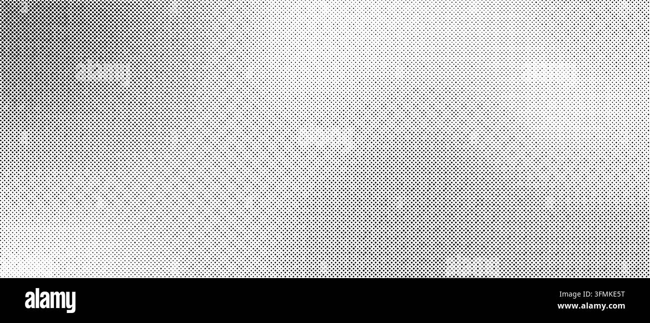 Trama mezzotono sfumata con sovrapposizione di pixel crea uno sfondo autentico in stile manga, con rumore bitmap granuloso ed estetica di stampa fumetto retrò Illustrazione Vettoriale