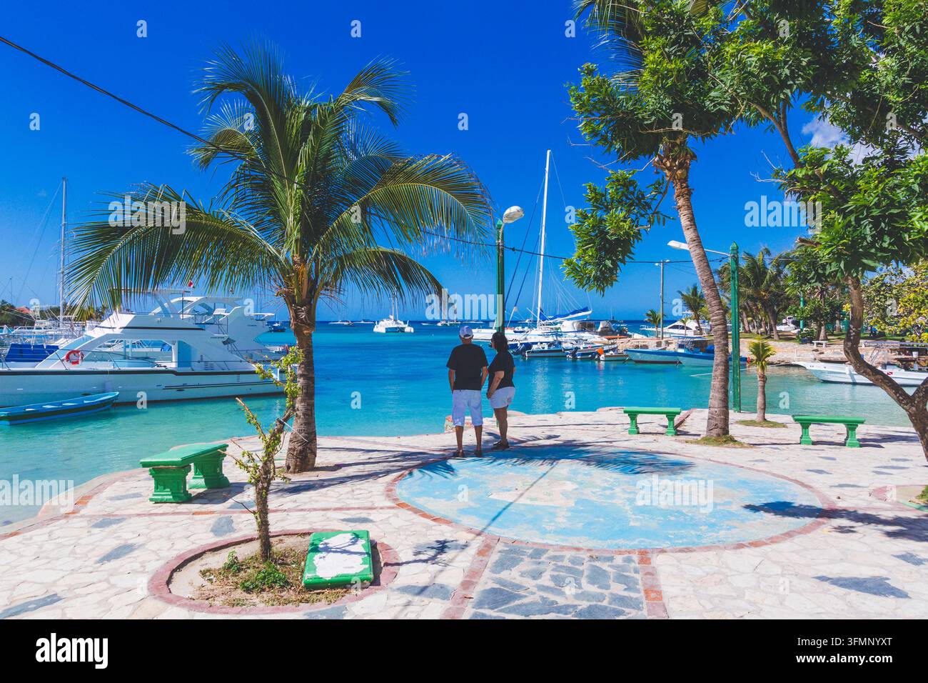 Repubblica Dominicana, provincia di La Romana, Bayahibe Foto Stock