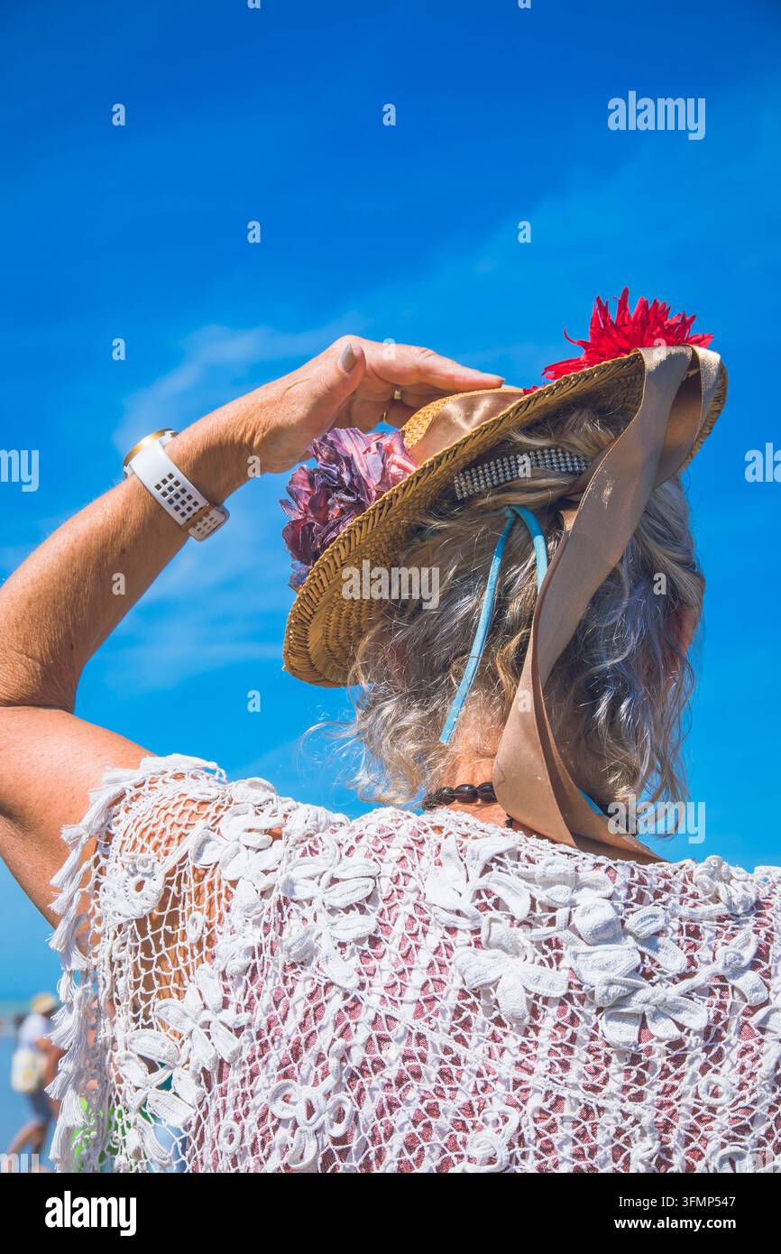 Francia, regione Hauts-de-France, Somme, Mers-les-Bains, Festa dei bagnanti Foto Stock