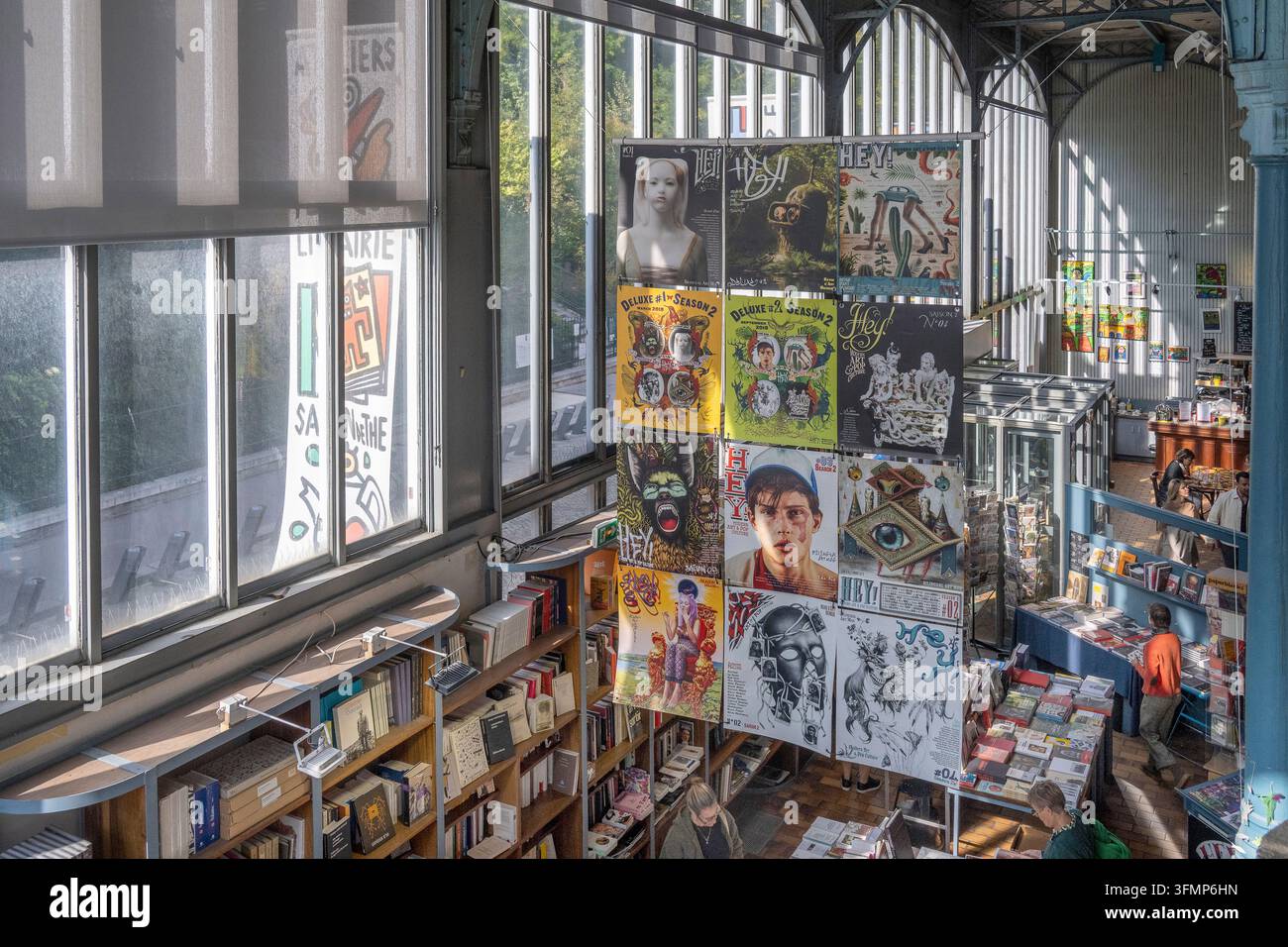 Francia. Parigi. 18° arrondissement. Montmartre. La Halle Saint Pierre, ai piedi di Montmartre, è uno spazio espositivo dedicato all'art brut e na Foto Stock