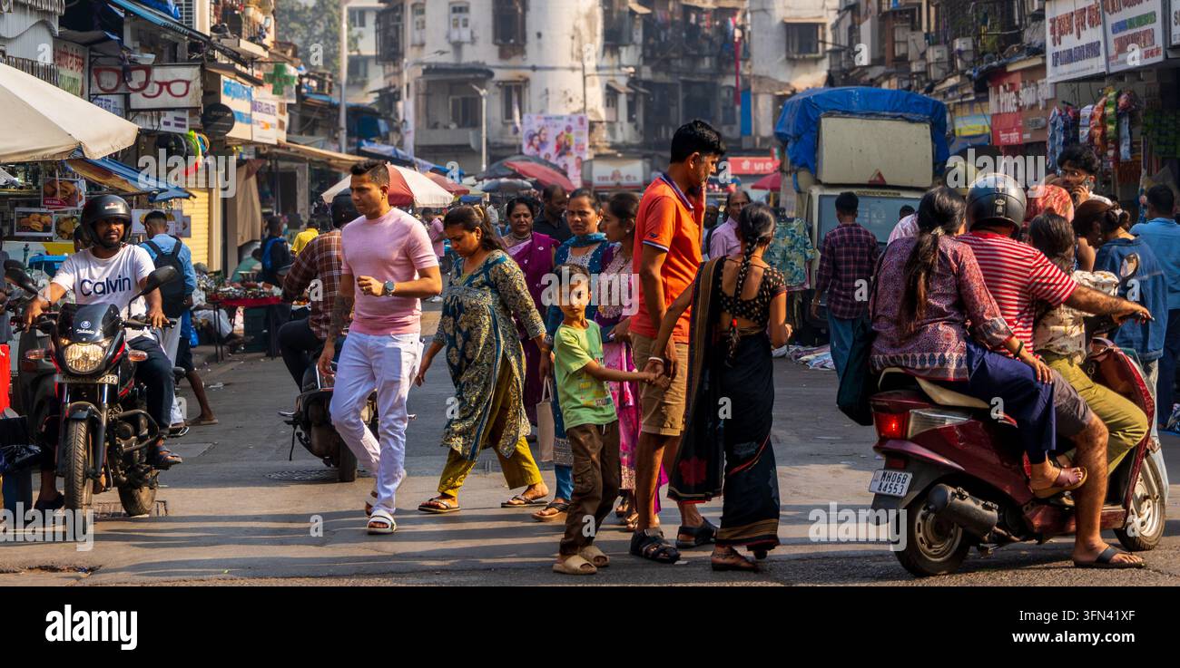 Strade di Mumbai, 2026 Foto Stock