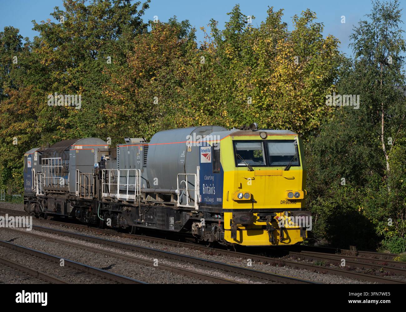 Network Rail Windoff MPV a Leamington Spa, Warwickshire, Regno Unito Foto Stock