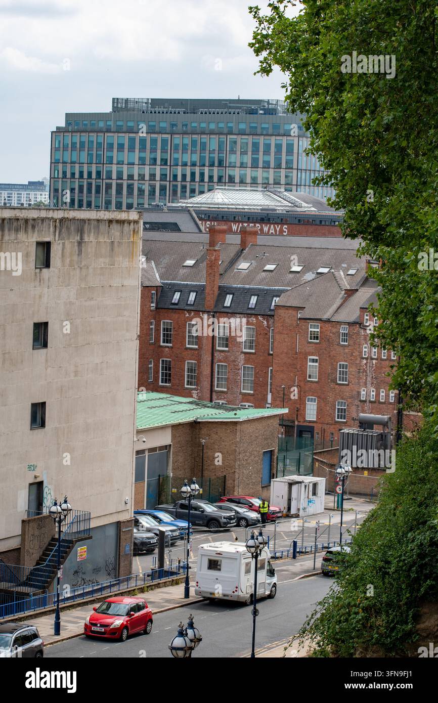 Edificio British Waterways al Castle Wharf di Nottingham, Inghilterra Foto Stock