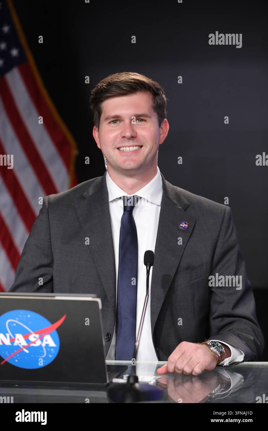Aggiornamento NASA Boeing Starliner, Centro Spaziale Kennedy, Florida, 28 settembre 2026 Foto Stock