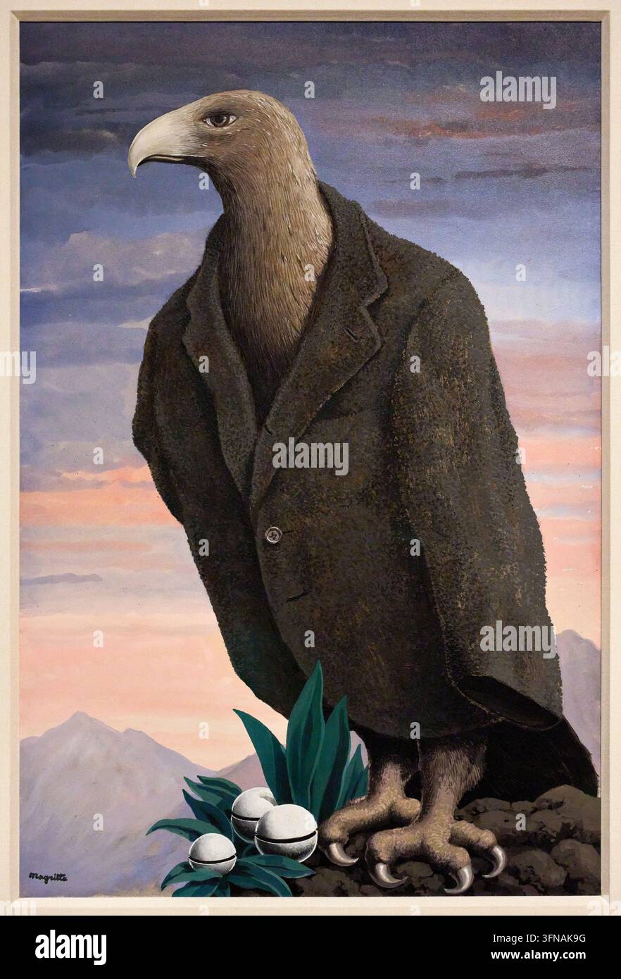 Il Presente, 1938, René Magritte (Lessines 1898 - Bruxelles 1967), Musée Magritte Museum, Bruxelles, Belgio Foto Stock