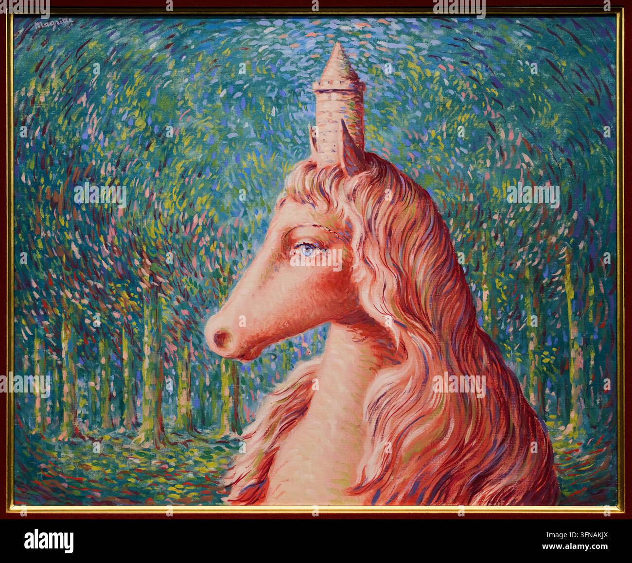 La Bella Idea, 1963-1964, René Magritte (Lessines 1898 - Bruxelles 1967), Musée Magritte Museum, Bruxelles, Belgio Foto Stock