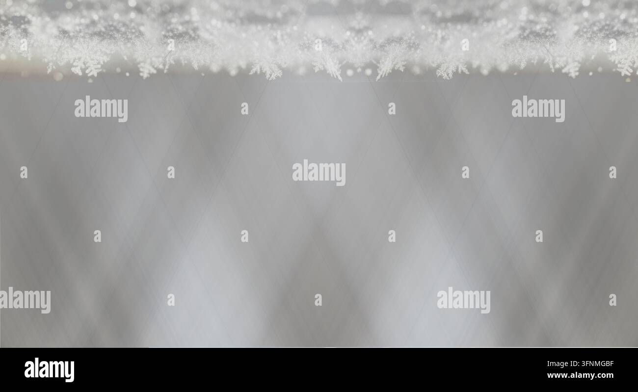 Texture ghiacciata minimalista. Foto Stock