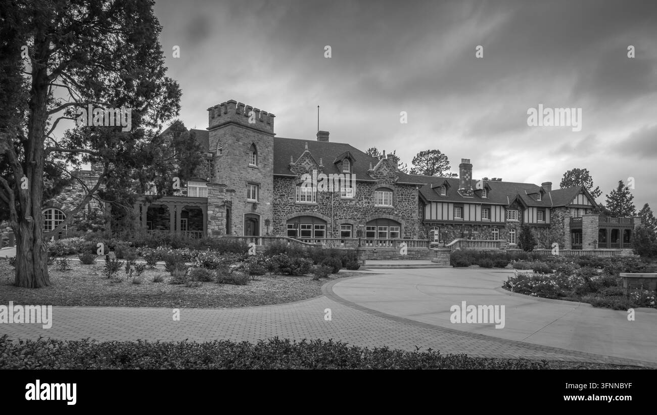 HIGHLANDS RANCH, CO/USA - 2 ottobre 2017: Villa di Highlands Ranch, indagata per attività paranormali da Spirit Paranormal Investigations (SPI). Foto Stock