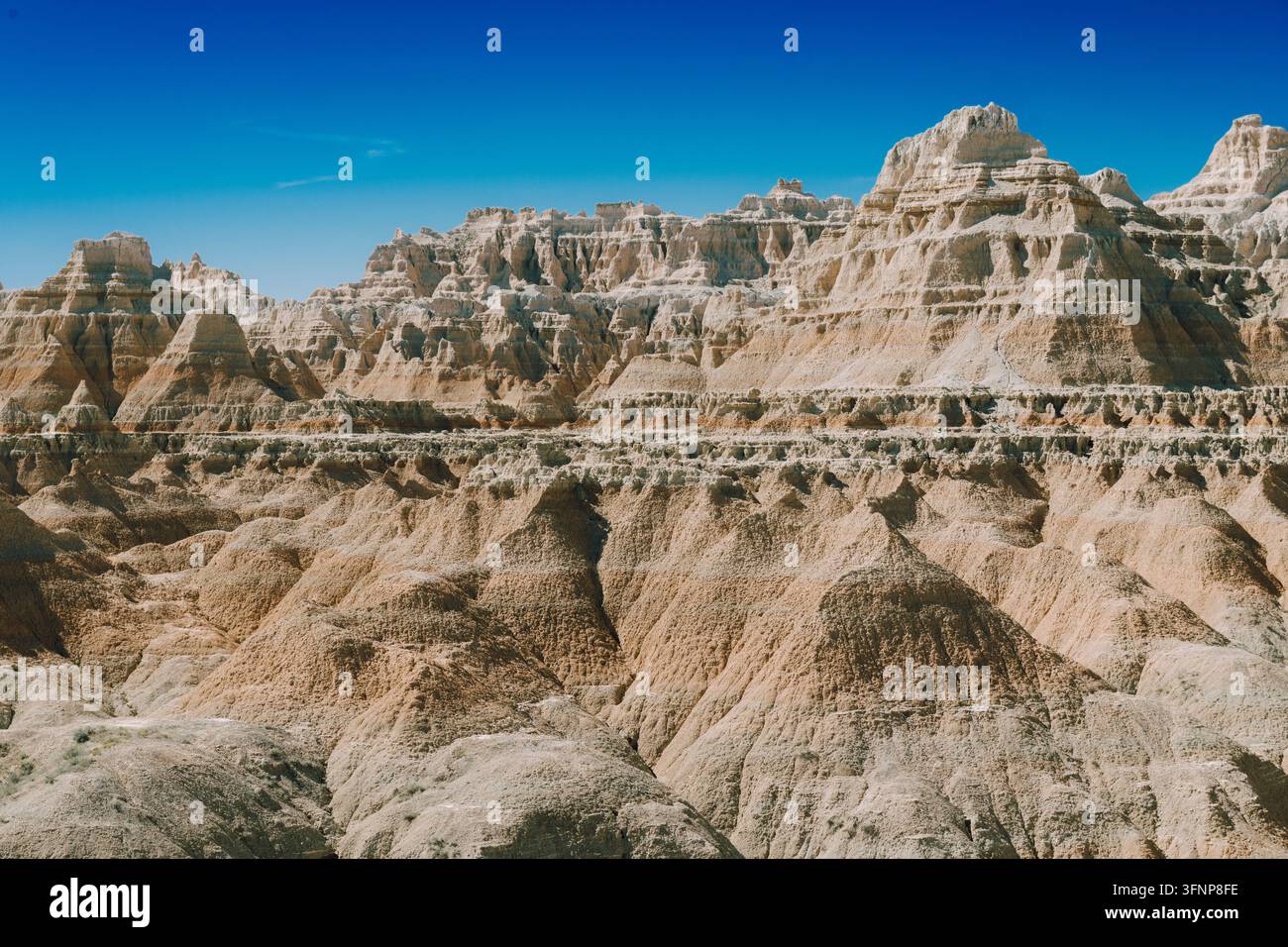 Vista dai Badlands sul sentiero Door Foto Stock