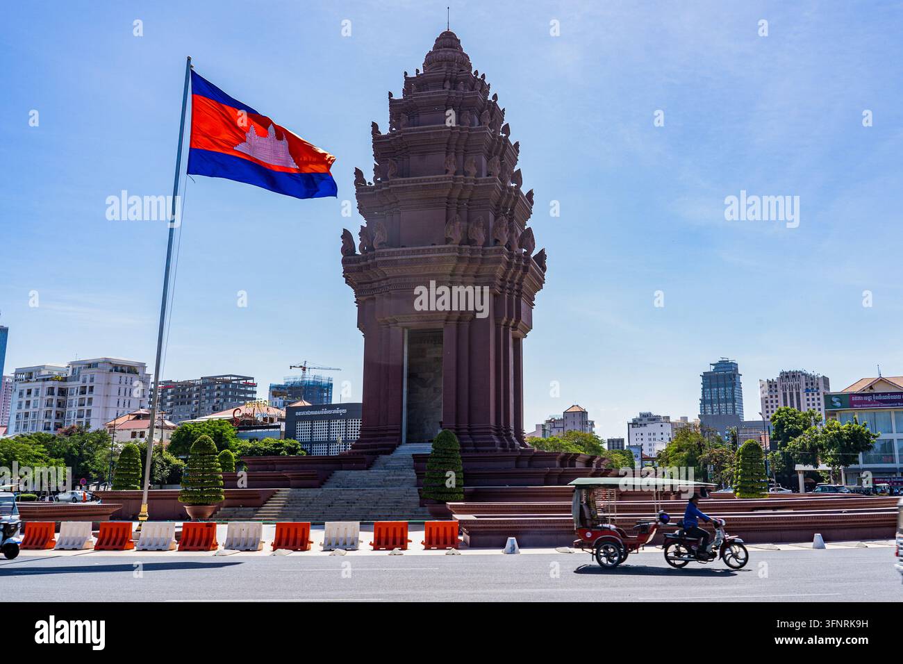 CAMBODIA. PHNOM PENH. MONUMENTO DELL'INDIPENDENZA Foto Stock