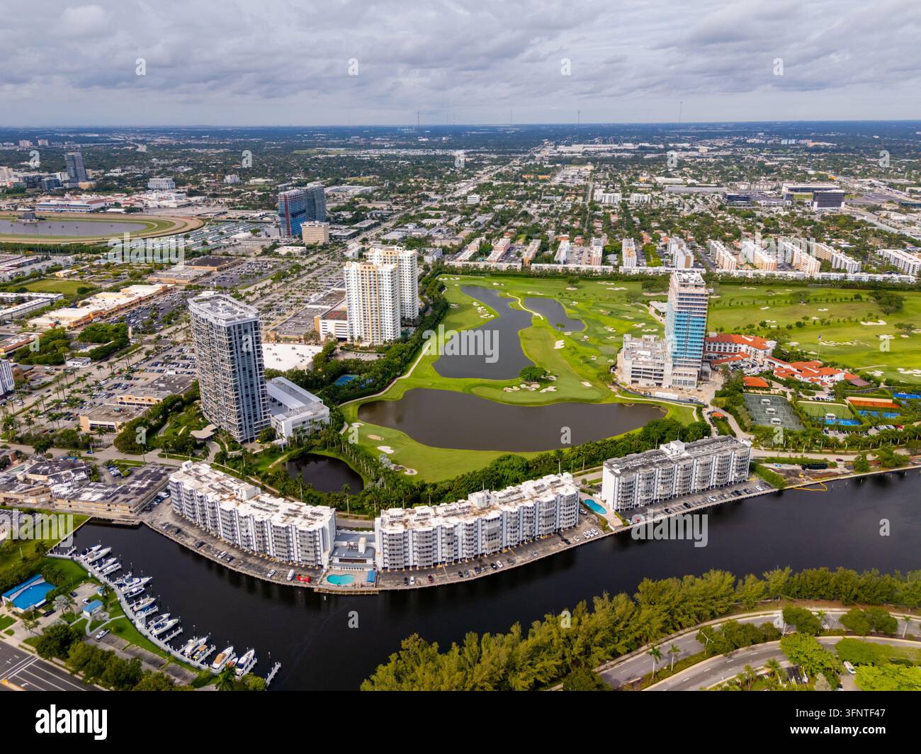 Migliore foto aerea stock di Hallandale Beach 2026 Foto Stock