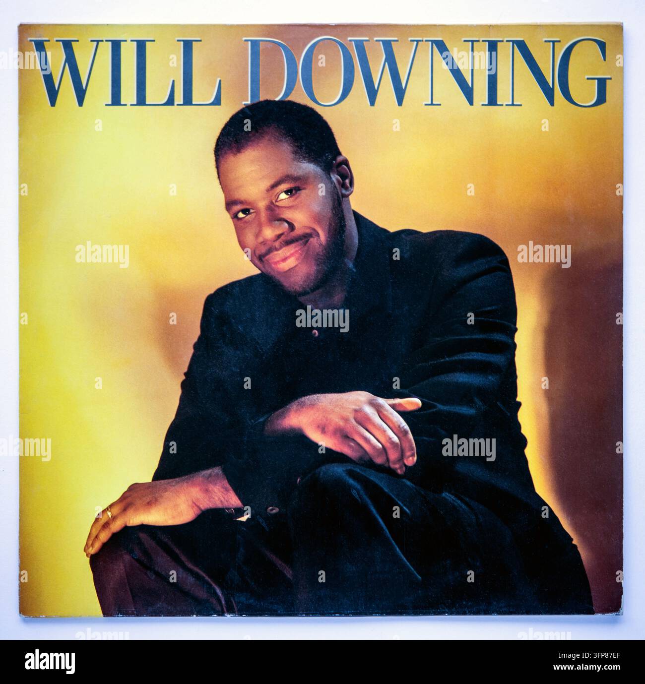 Copertina LP dell'album d'esordio omonimo di Will Downing, pubblicato nel 1988 Foto Stock