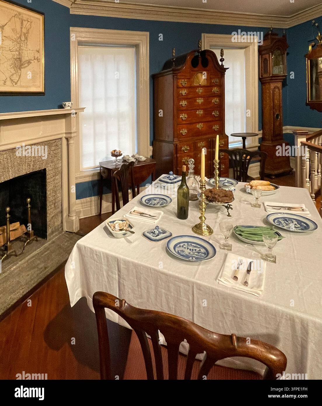 Museo Fraunces Tavern, 54 Pearl Street, NYC, 2026 - Immagine stock catturata con smartphone