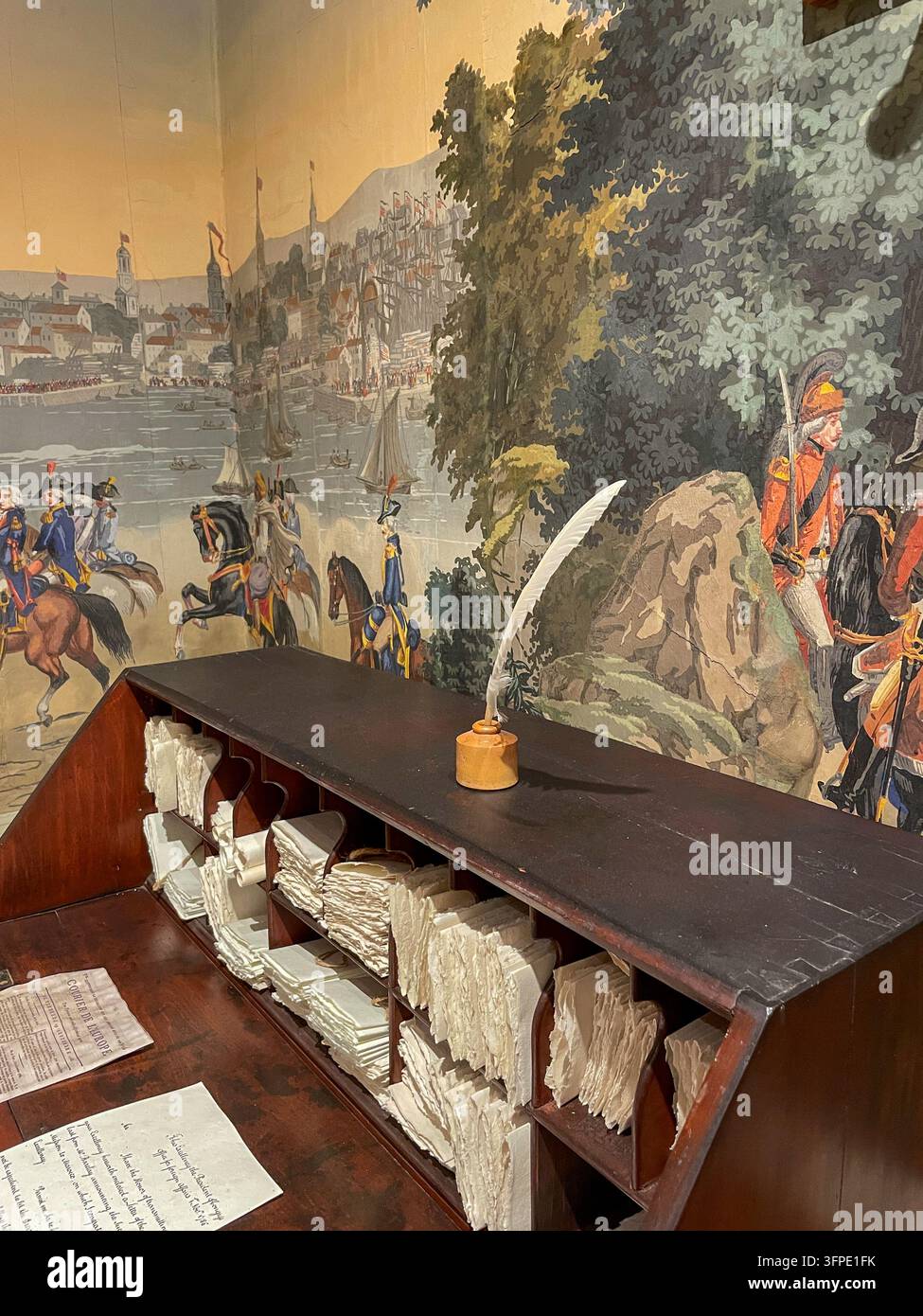 Museo Fraunces Tavern, 54 Pearl Street, NYC, 2026 - Immagine stock catturata con smartphone