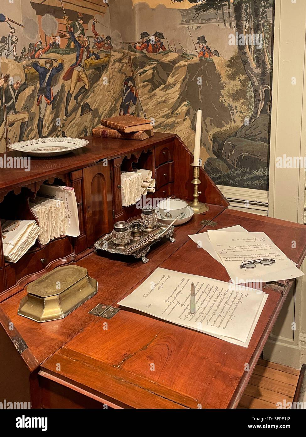 Museo Fraunces Tavern, 54 Pearl Street, NYC, 2026 - Immagine stock catturata con smartphone