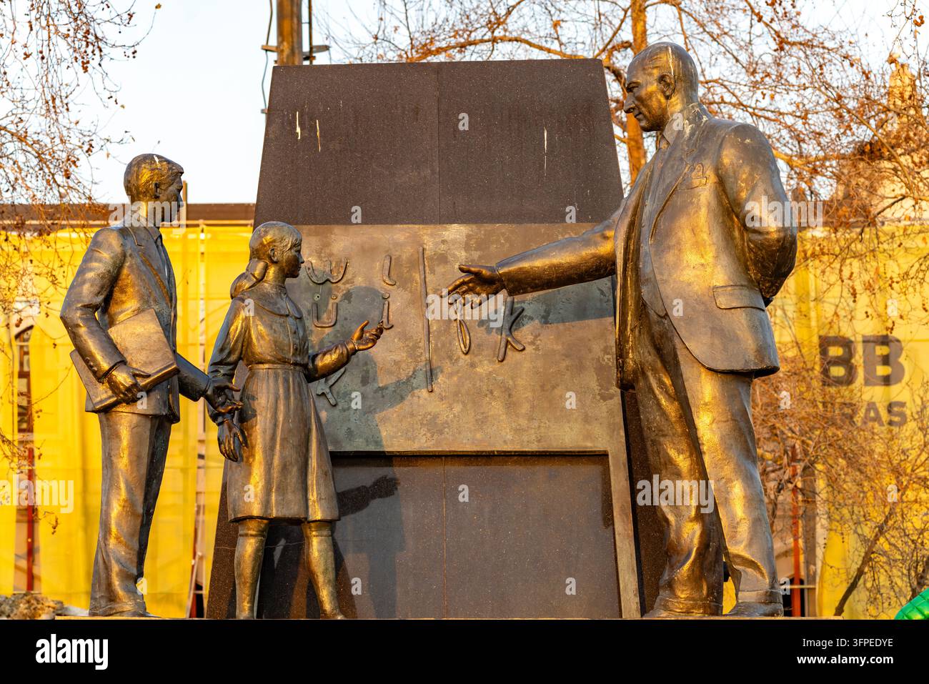 Monumento al Presidente Atatürk a Kadiköy, Istanbul, Turchia Foto Stock
