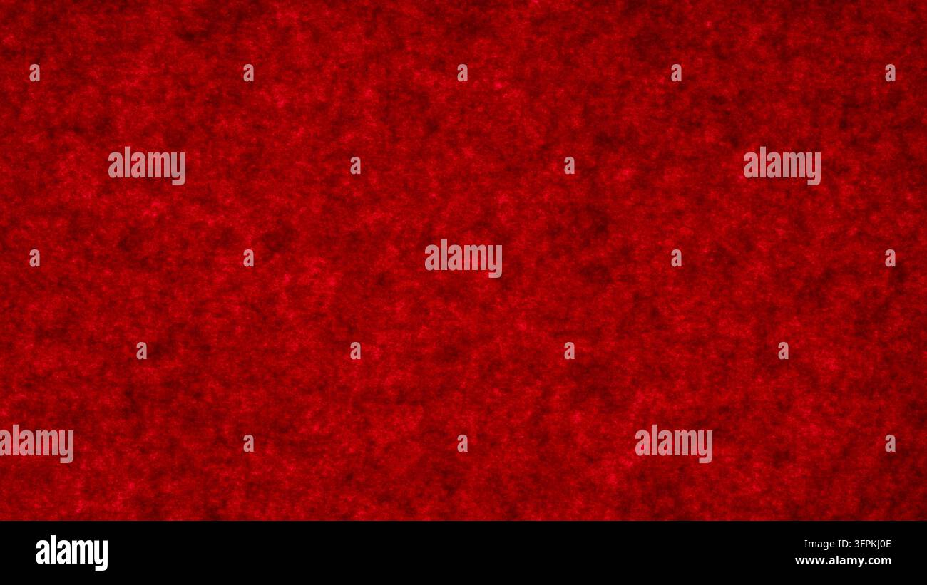 Sfondo a trama rossa screziata con uno schema irregolare di piccole macchie granulari più scure Foto Stock
