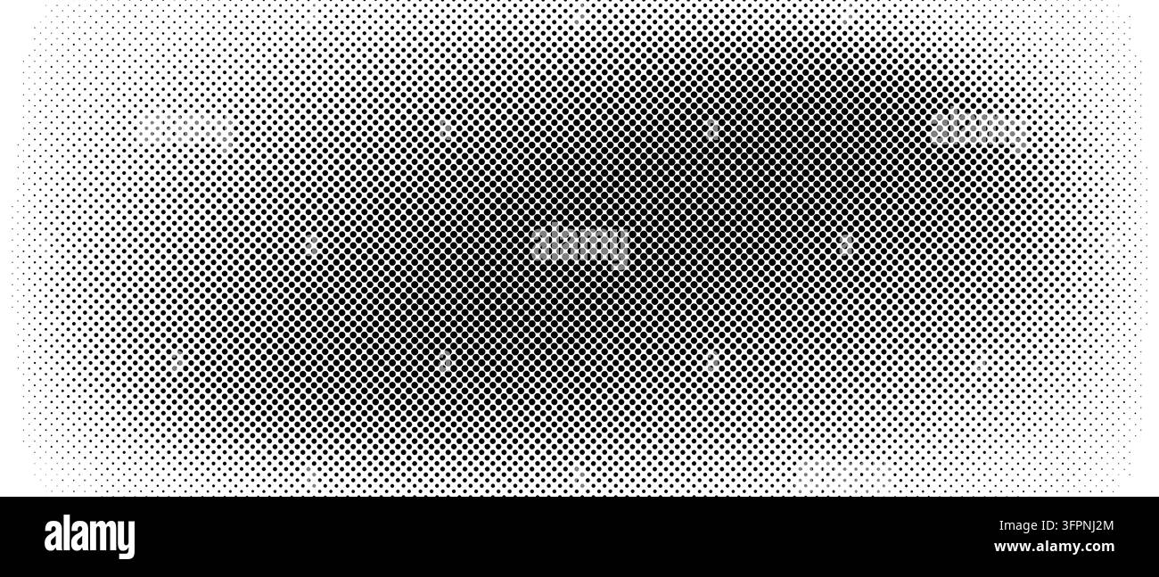Trama mezzotono sfumata con sovrapposizione di pixel crea uno sfondo autentico in stile manga, con rumore bitmap granuloso ed estetica di stampa fumetto retrò Illustrazione Vettoriale