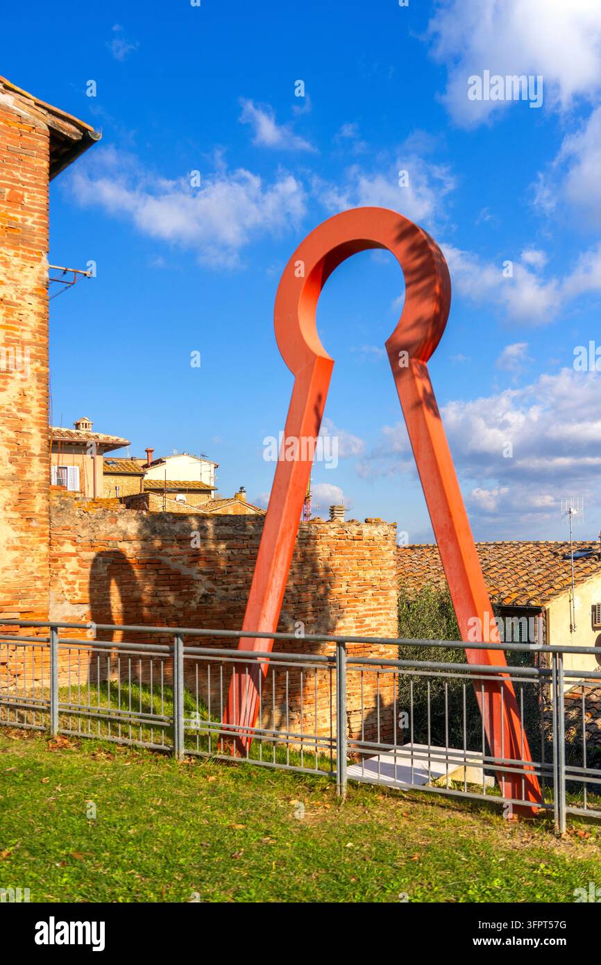 Scala di Ophiuchus, G, Gremignai, Peccioli, Valle dell'Era, Pisa, Toscana, Italia Foto Stock