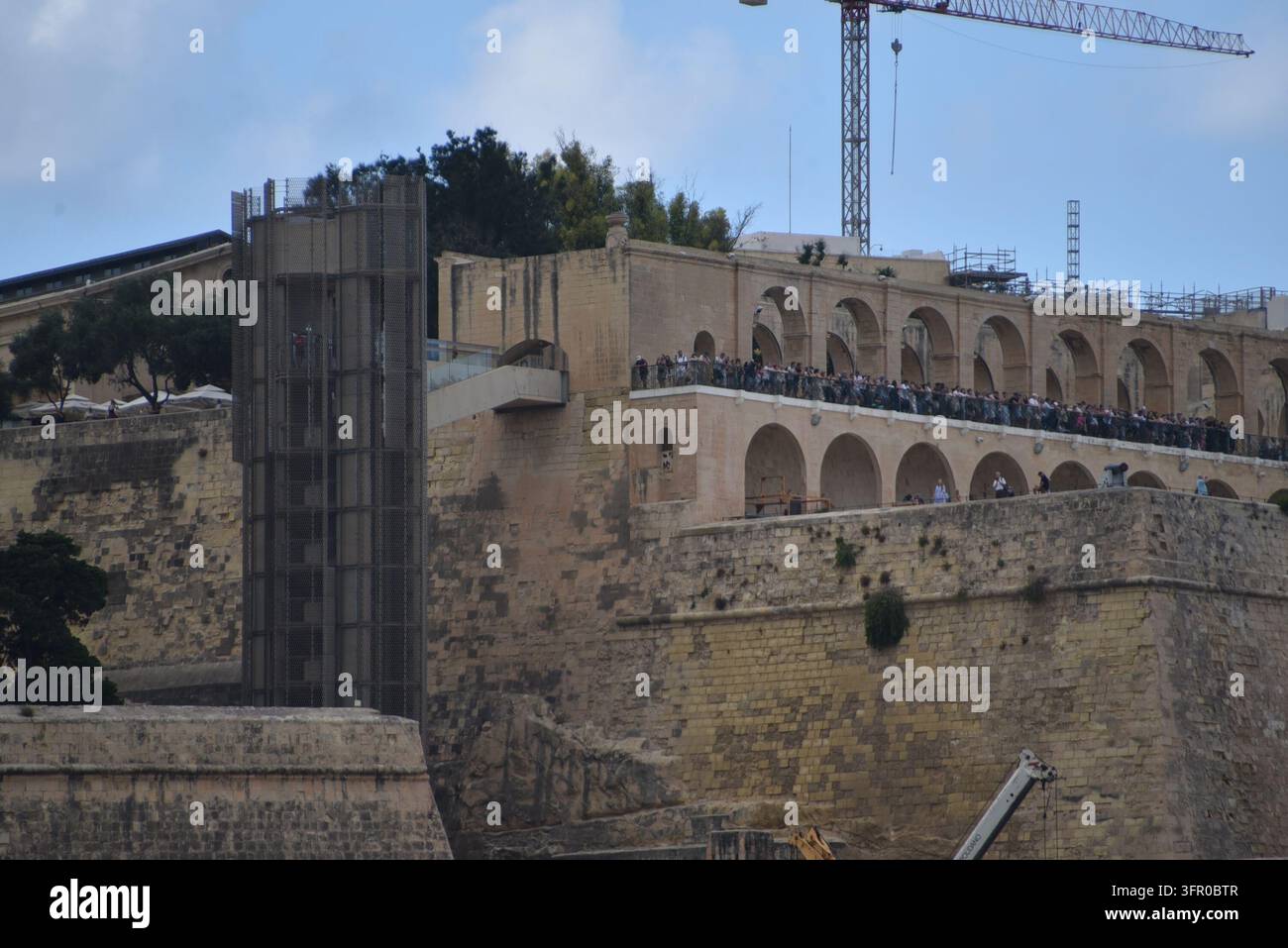 Batteria a salve, La Valletta Foto Stock
