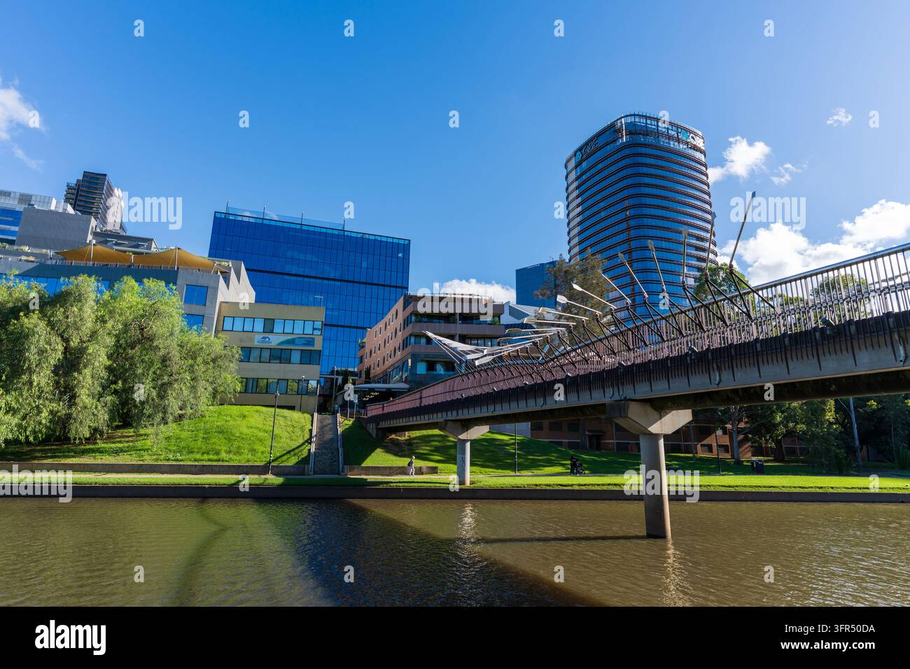 Una vista lungo il Parramatta River Walk Foto Stock