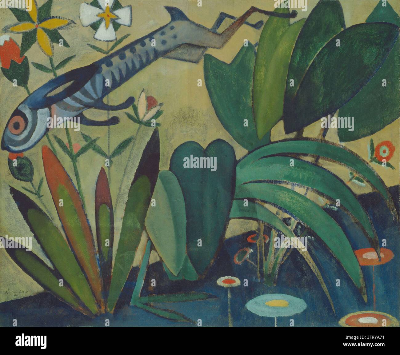 Amadeo de Souza Cardoso - il salto del coniglio - Google Art Project Foto Stock