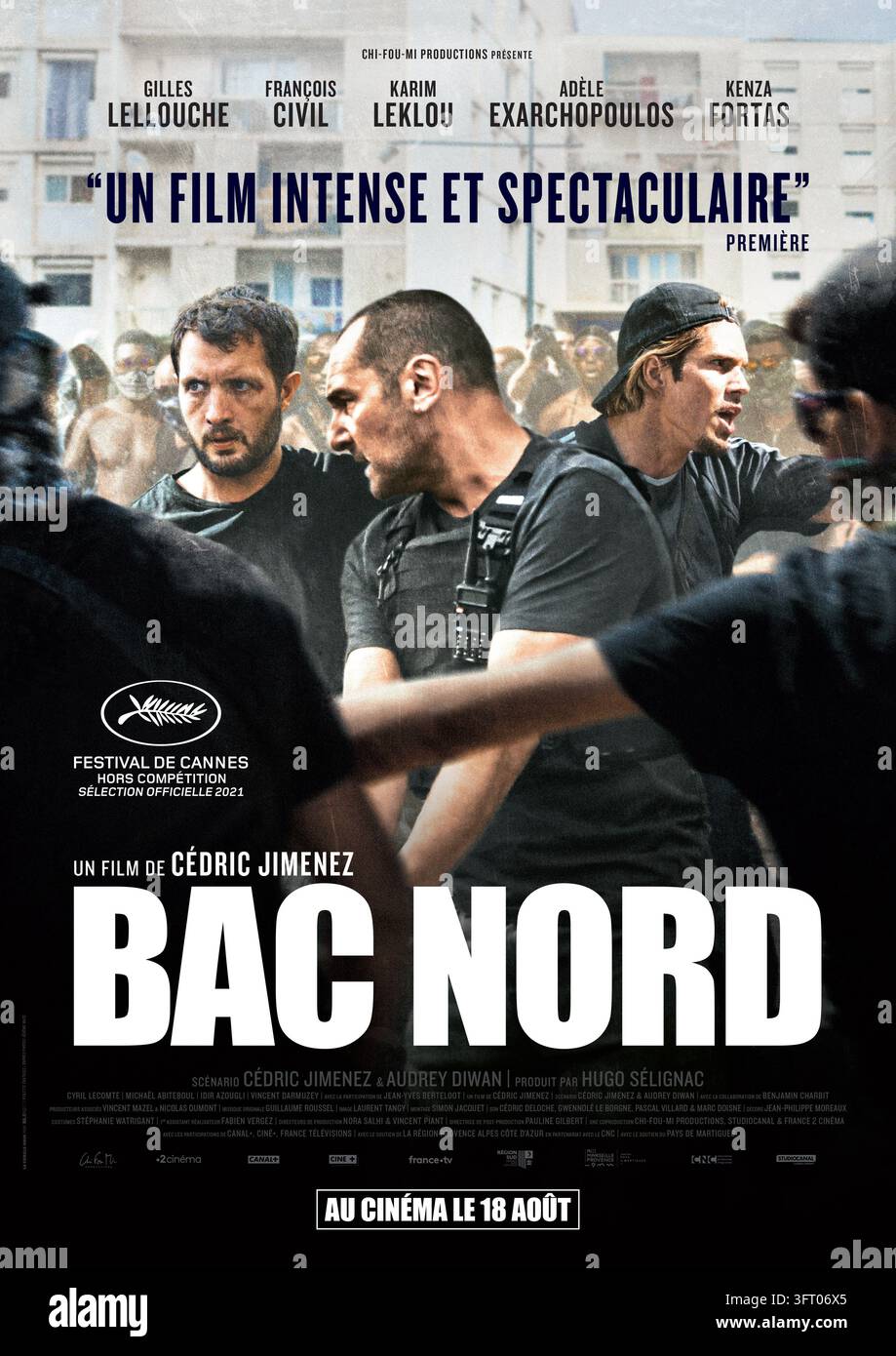 Bac Nord    Anno: 2020 Francia Regia di Cédric Jimenez Karim Leklou, Gilles Lellouche, François Civil Poster francese Foto Stock