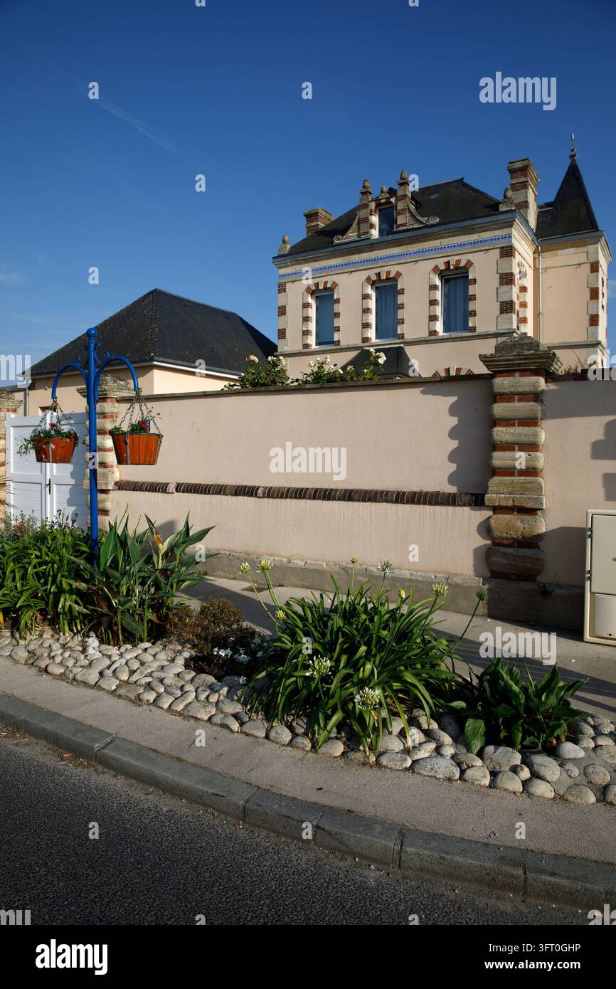 Francia, Normandia, Calvados, Grandcamp-Maisy Foto Stock