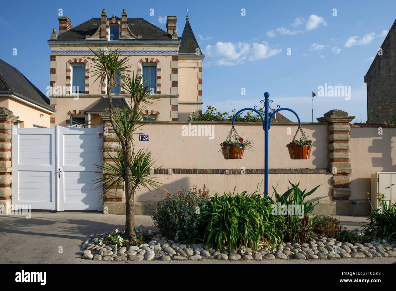 Francia, Normandia, Calvados, Grandcamp-Maisy Foto Stock